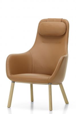 Hal Lounge Chair Armchair Seat Cushion integrated Vitra 